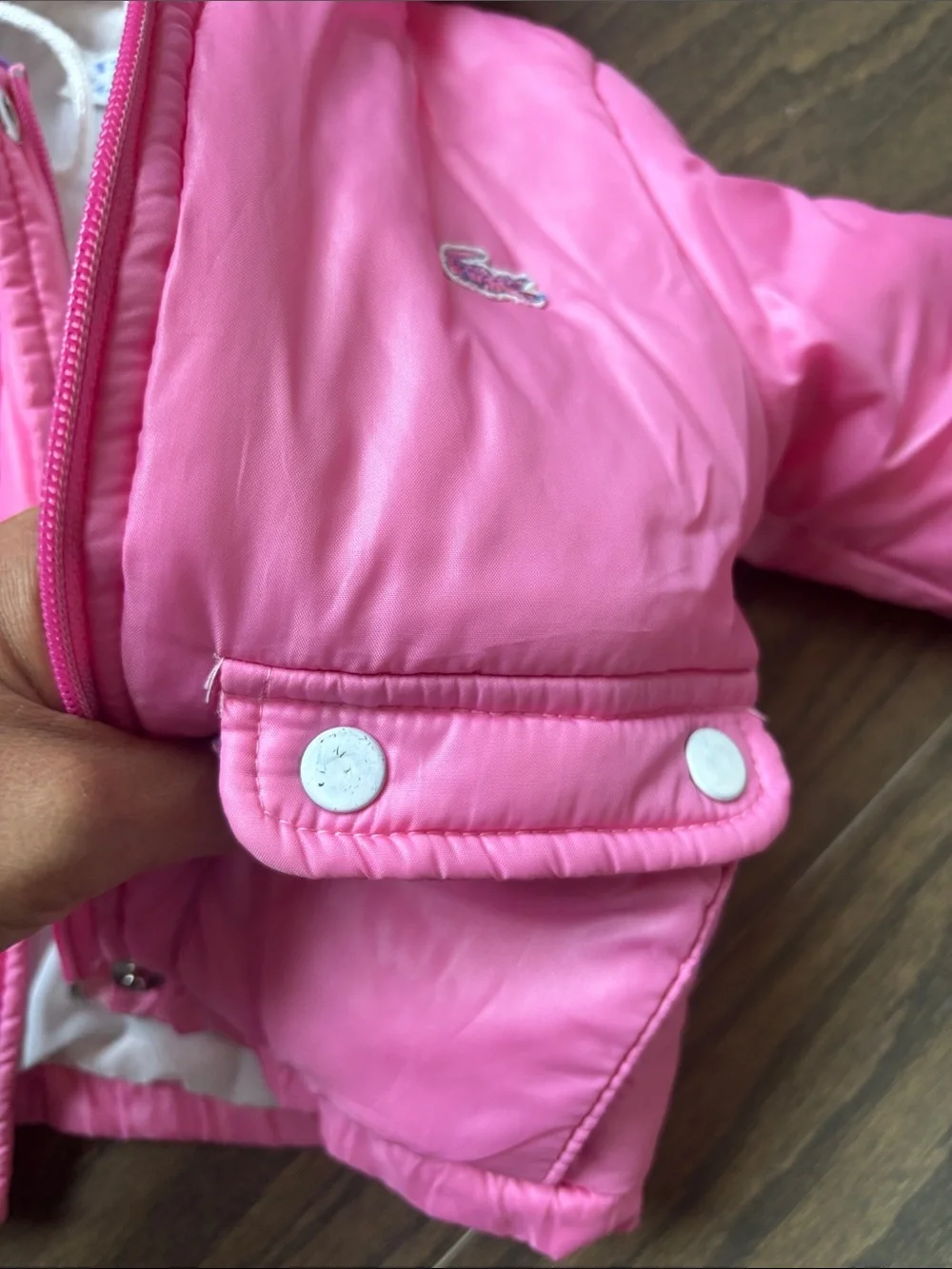 Lacoste Izod vintage Girls' Puffer Jacket